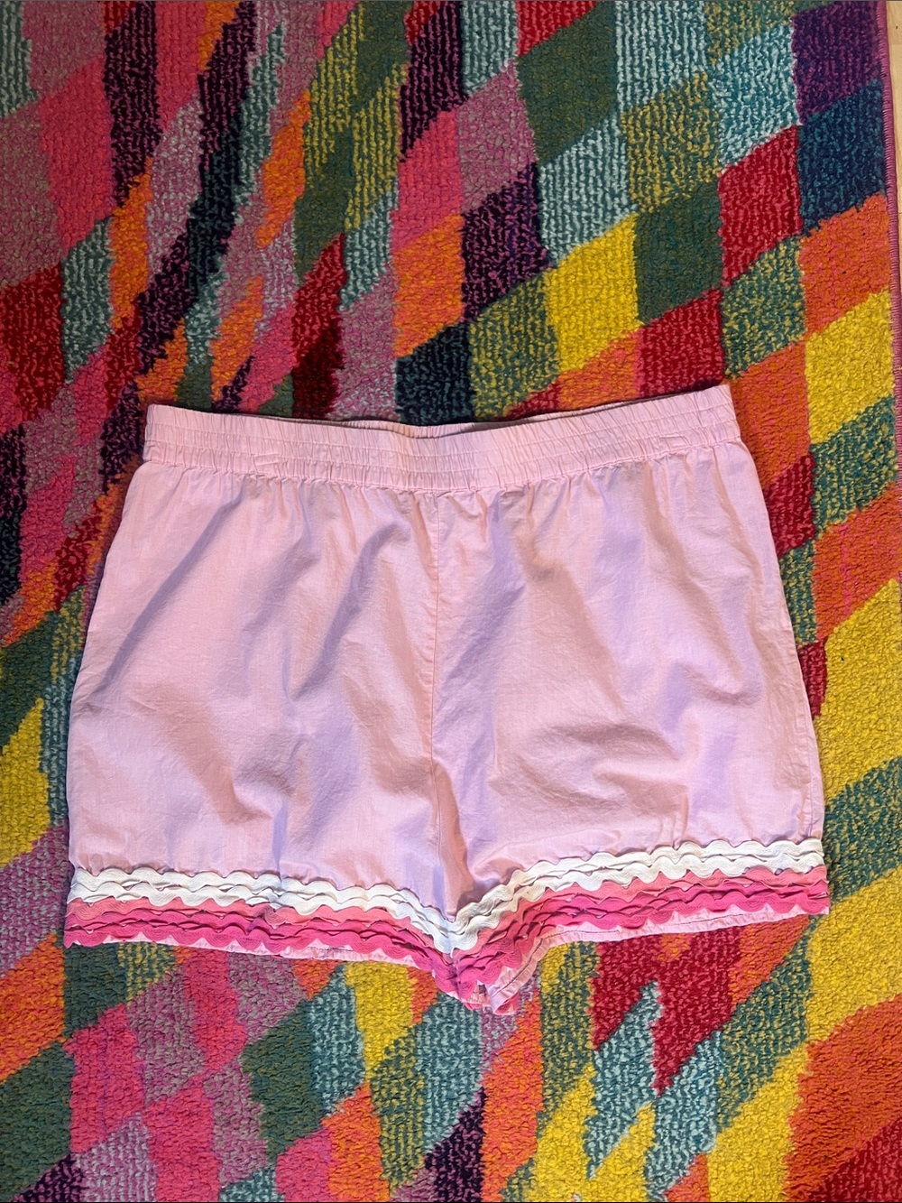 Pink Simply Southern Ruffle Trim Shorts
